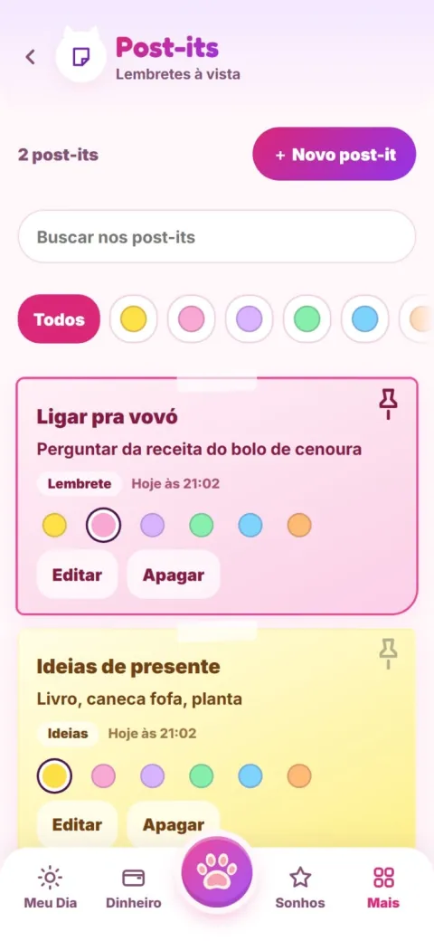Post-its — Miauzi
